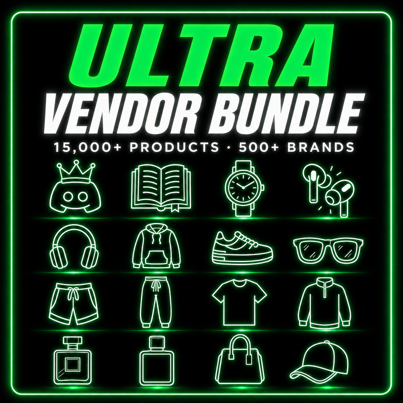 ULTRA Vendor Bundle - 15,000+ products, 500+ brands