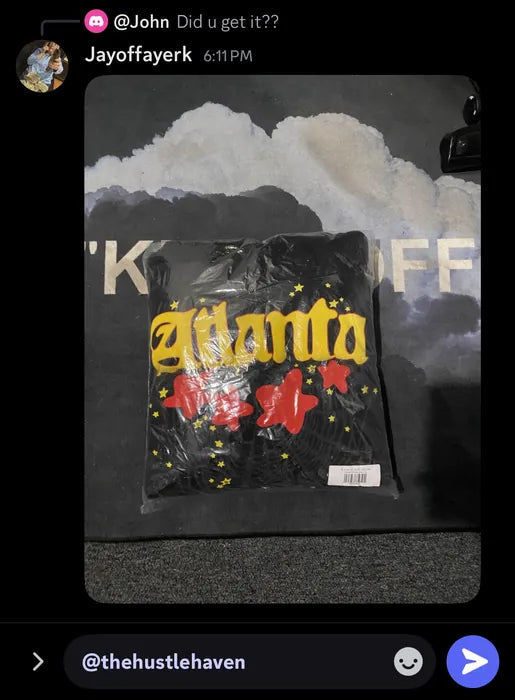 Customer vouch from Instagram or Discord